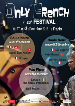 ONLY FRENCH Festival 2016